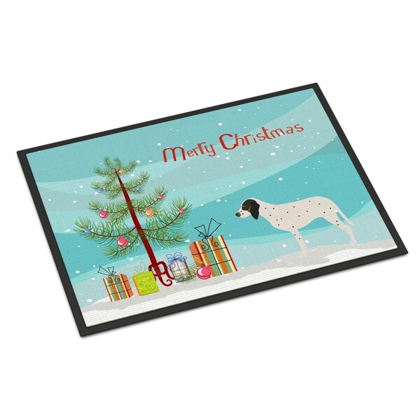 Carolines Treasures Gascon Saintongeois Christmas Indoor or Outdoor Mat, 24 x 36 in. BB8437JMAT - main
